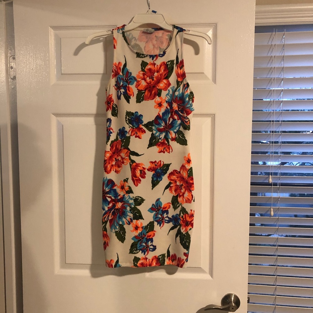 Tropical Tobi bodycon dress